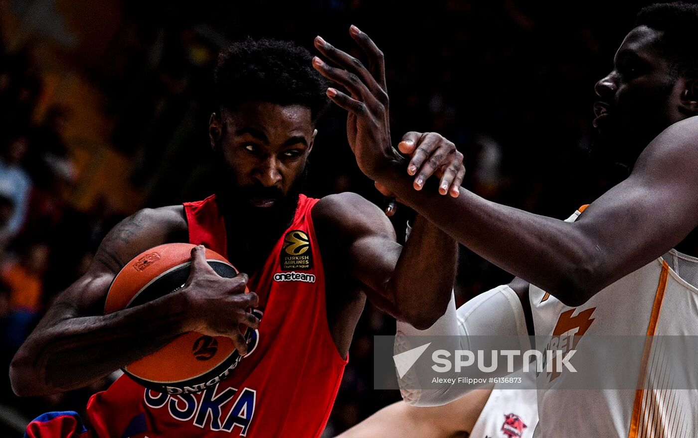 Russia Basketball Euroleague CSKA - Baskonia