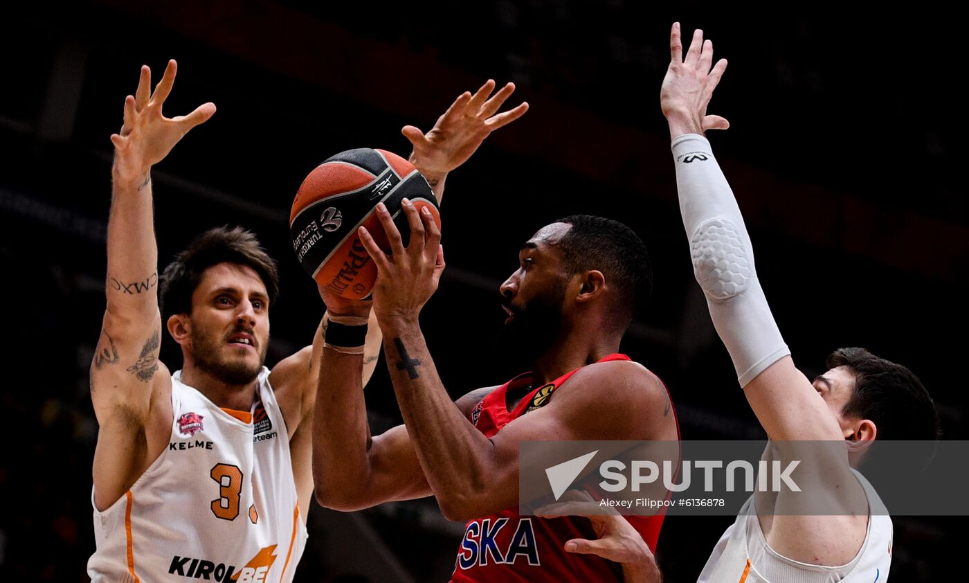 Russia Basketball Euroleague CSKA - Baskonia