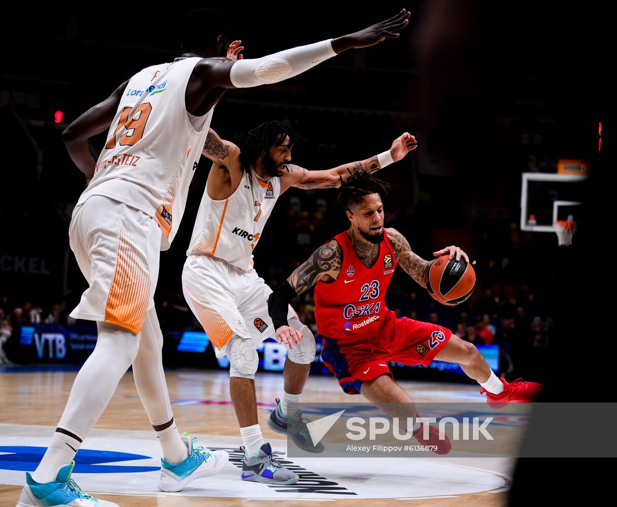 Russia Basketball Euroleague CSKA - Baskonia