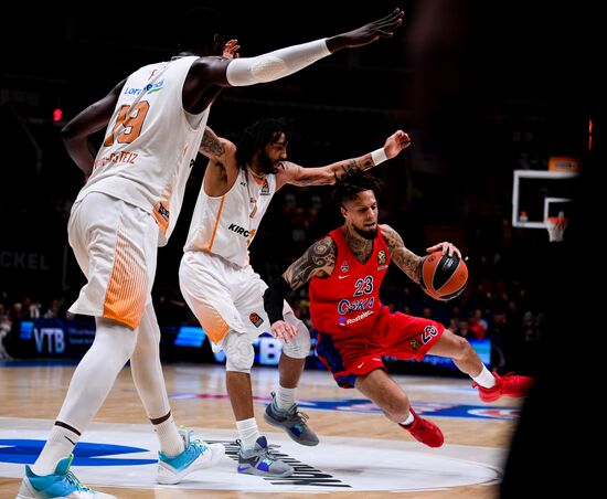 Russia Basketball Euroleague CSKA - Baskonia