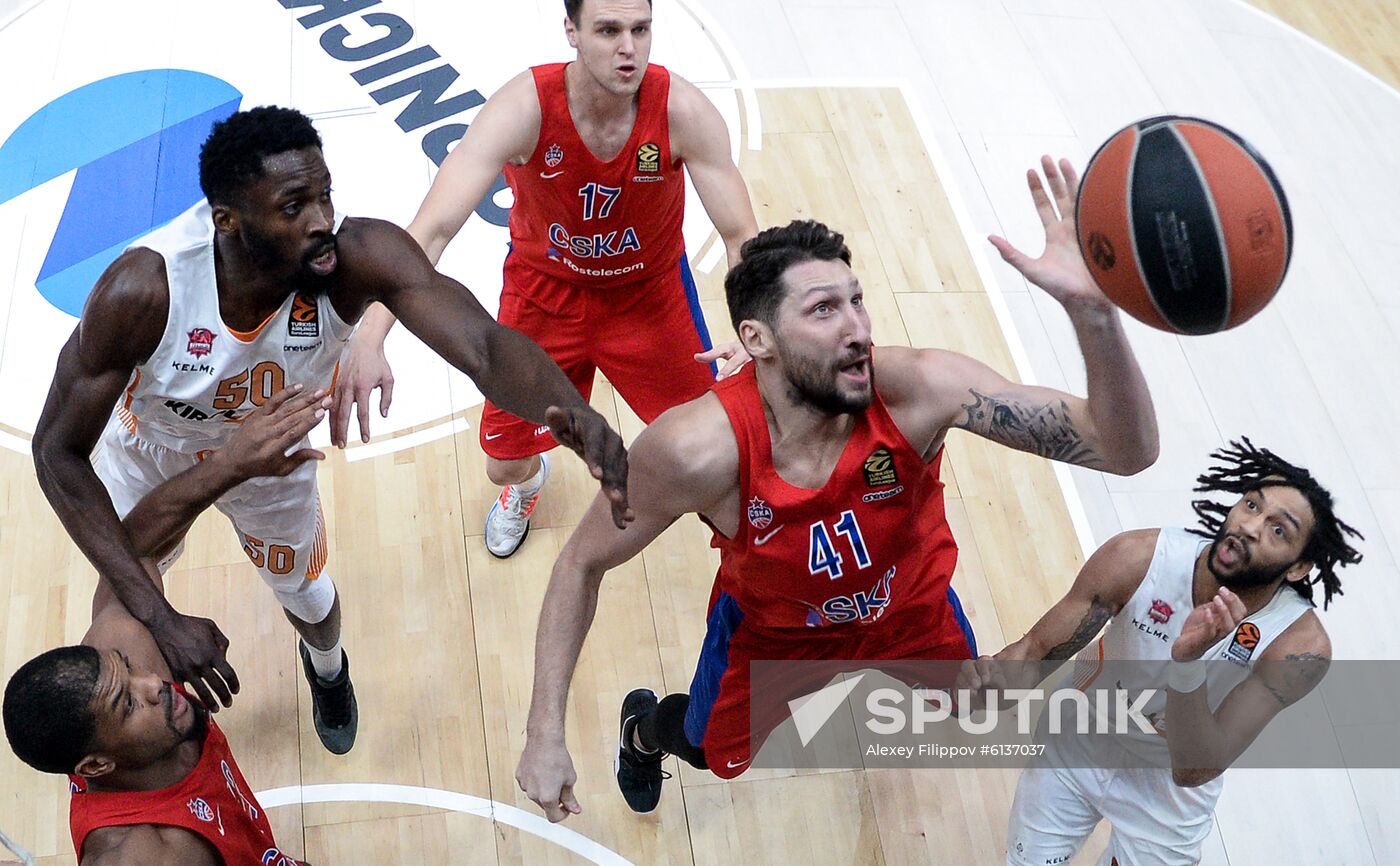 Russia Basketball Euroleague CSKA - Baskonia