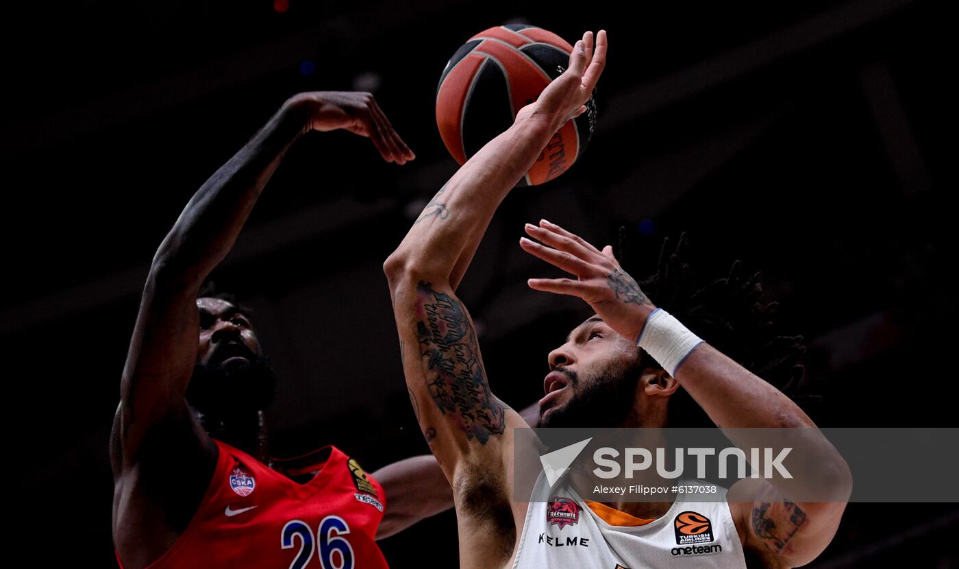 Russia Basketball Euroleague CSKA - Baskonia
