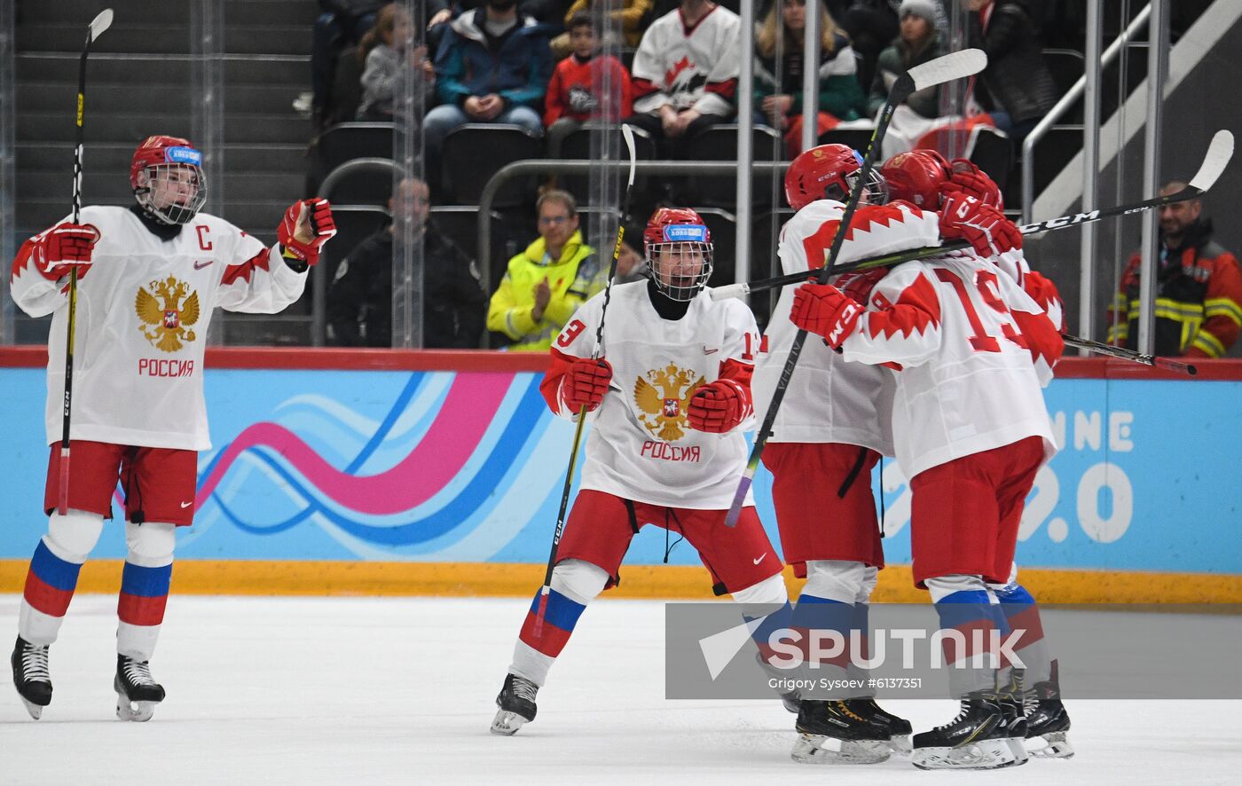 Switzerland Youth Olympic Games Ice Hockey Men Canada - Russia