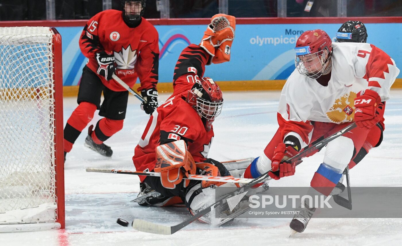 Switzerland Youth Olympic Games Ice Hockey Men Canada - Russia