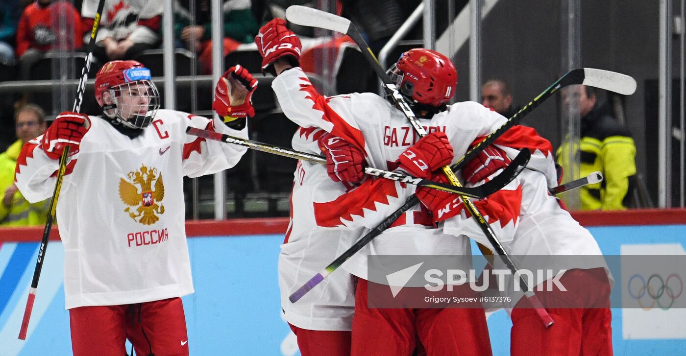 Switzerland Youth Olympic Games Ice Hockey Men Canada - Russia