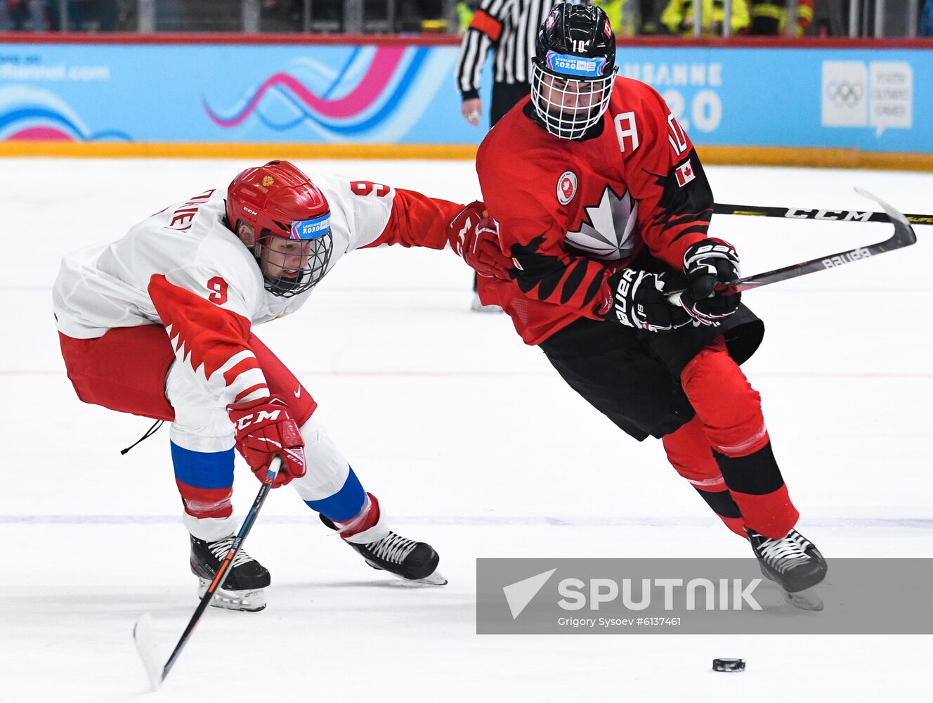 Switzerland Youth Olympic Games Ice Hockey Men Canada - Russia