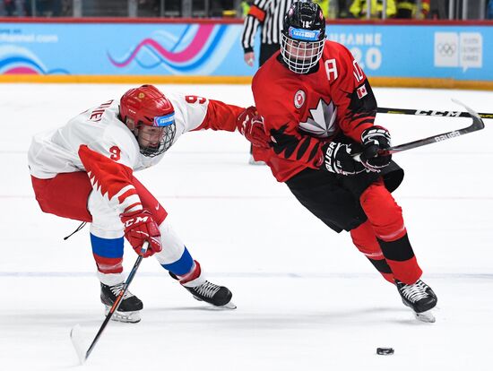 Switzerland Youth Olympic Games Ice Hockey Men Canada - Russia