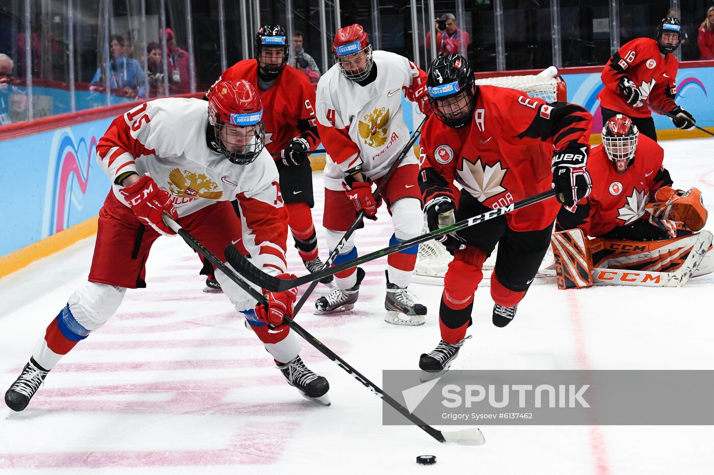 Switzerland Youth Olympic Games Ice Hockey Men Canada - Russia