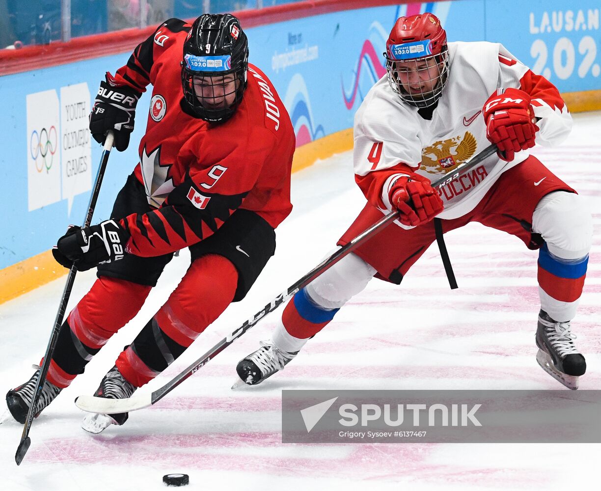 Switzerland Youth Olympic Games Ice Hockey Men Canada - Russia