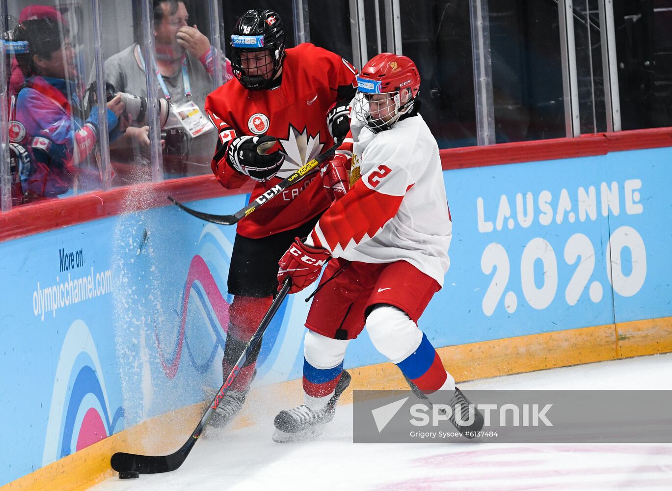 Switzerland Youth Olympic Games Ice Hockey Men Canada - Russia