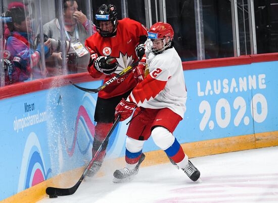Switzerland Youth Olympic Games Ice Hockey Men Canada - Russia