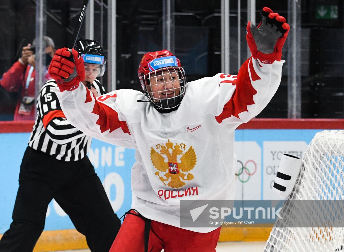 Switzerland Youth Olympic Games Ice Hockey Men Canada - Russia