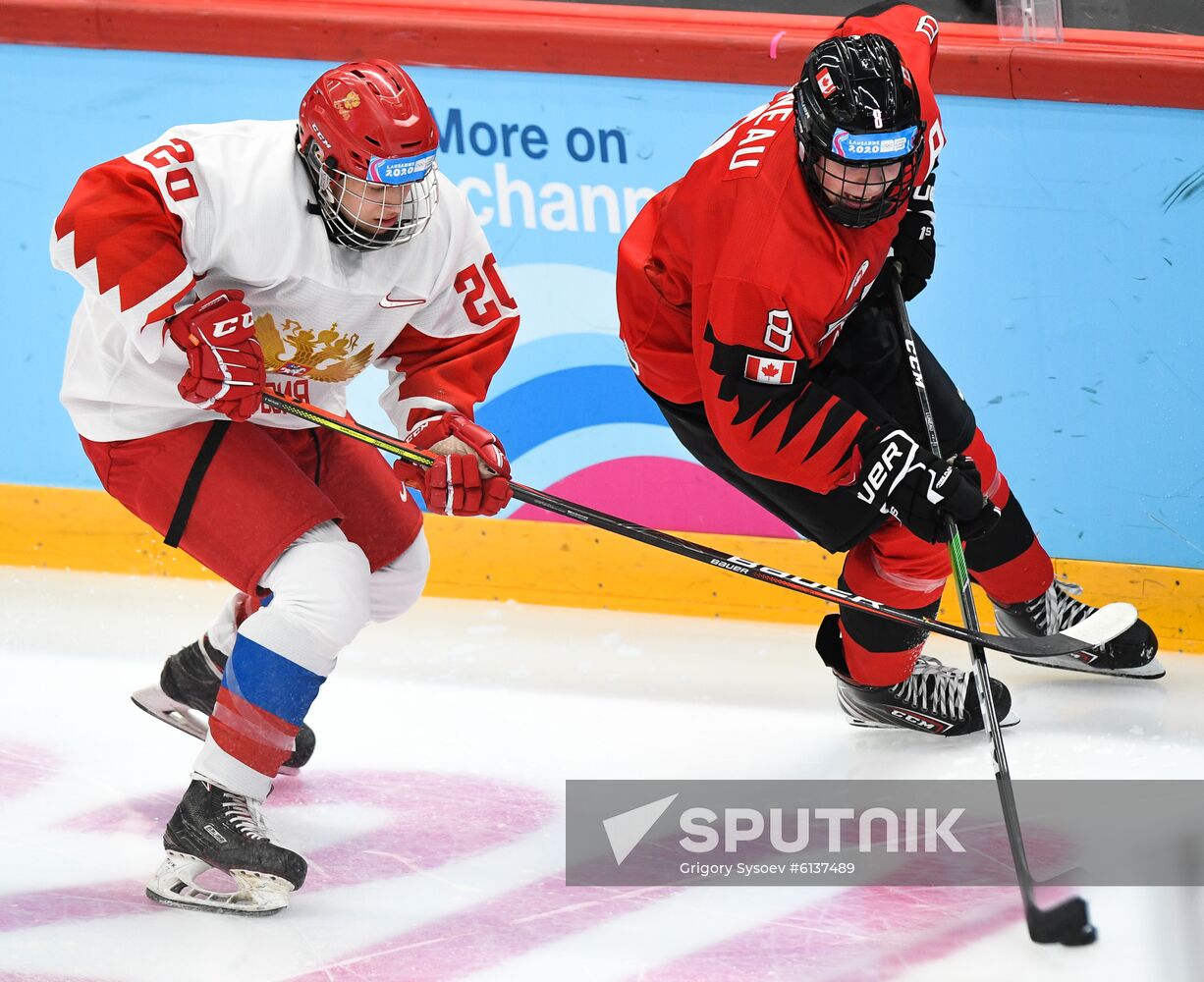 Switzerland Youth Olympic Games Ice Hockey Men Canada - Russia