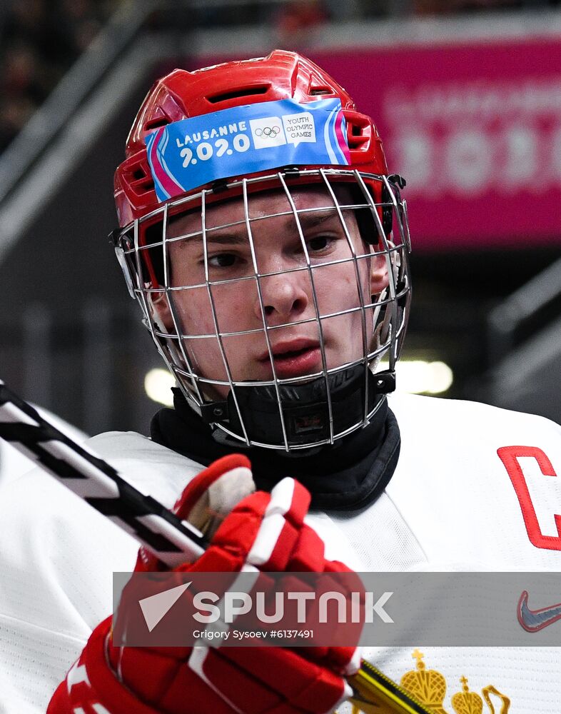 Switzerland Youth Olympic Games Ice Hockey Men Canada - Russia