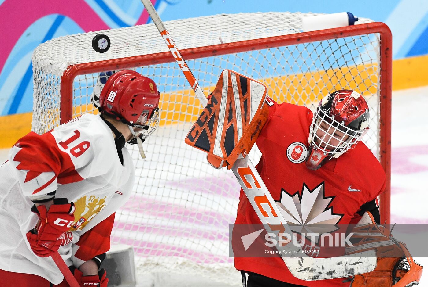 Switzerland Youth Olympic Games Ice Hockey Men Canada - Russia