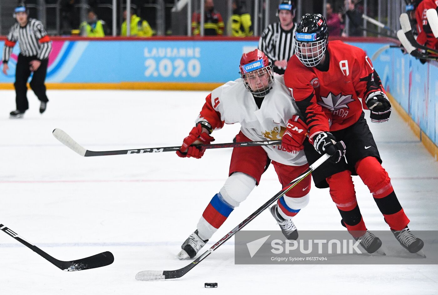 Switzerland Youth Olympic Games Ice Hockey Men Canada - Russia