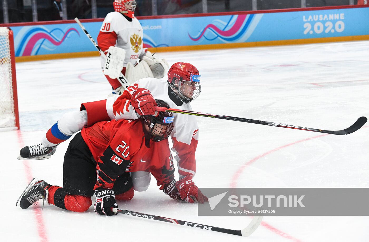Switzerland Youth Olympic Games Ice Hockey Men Canada - Russia