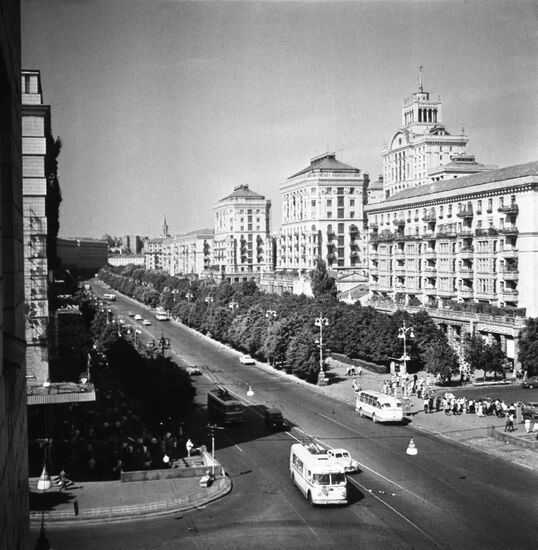 Kreshchatik Street in Kiev