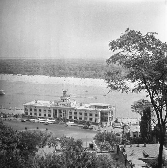 River Terminal building in Kiev