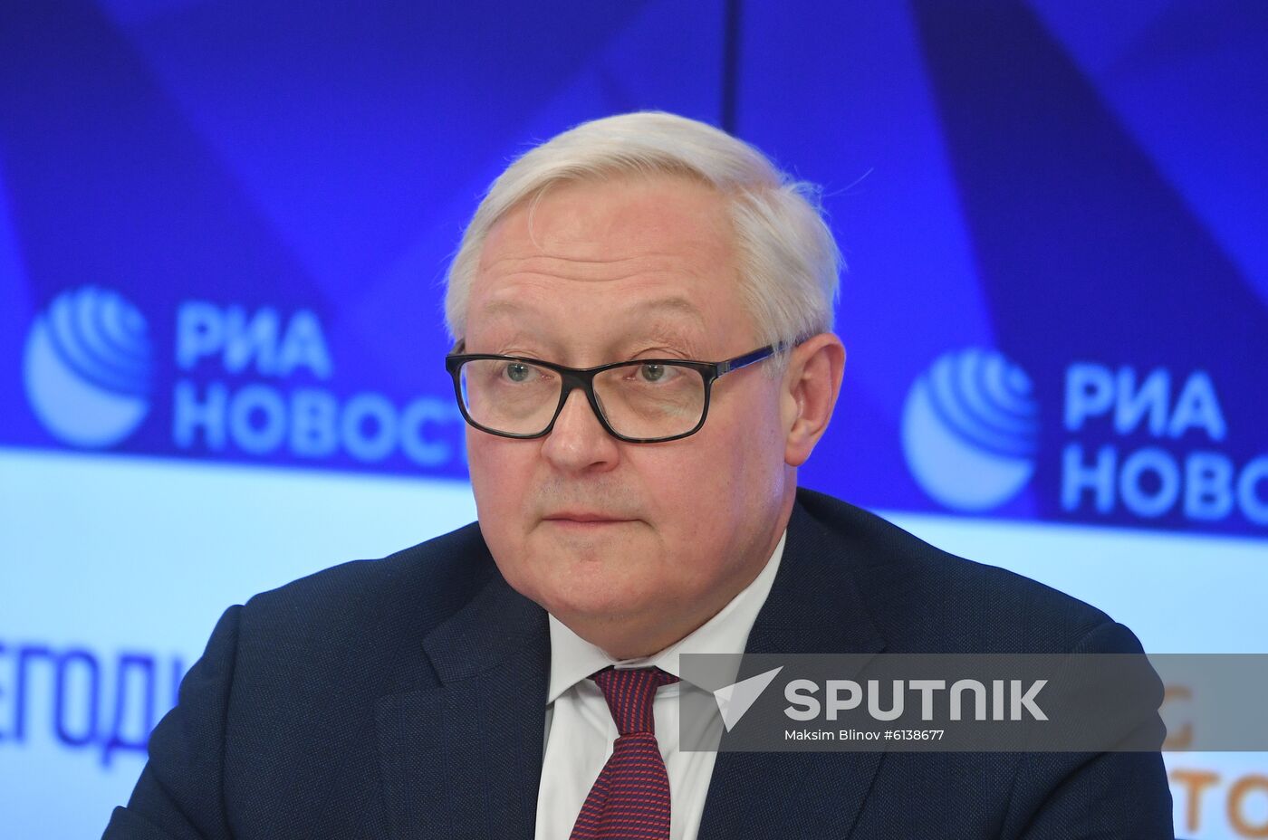 News conference by Russian Sherpa in BRICS Sergei Ryabkov at Rossiya Segodnya