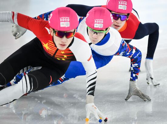 Switzerland Youth Olympic Games Short Track Speed Skating