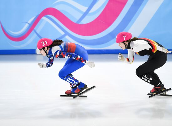 Switzerland Youth Olympic Games Short Track Speed Skating