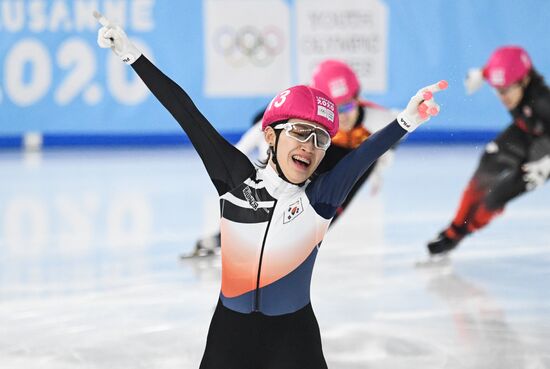 Switzerland Youth Olympic Games Short Track Speed Skating