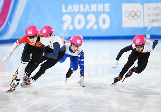 Switzerland Youth Olympic Games Short Track Speed Skating
