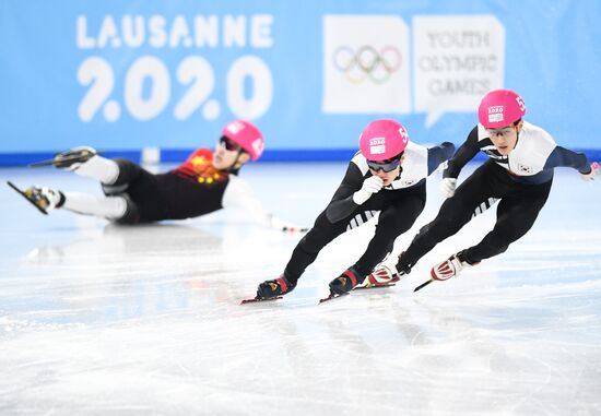 Switzerland Youth Olympic Games Short Track Speed Skating