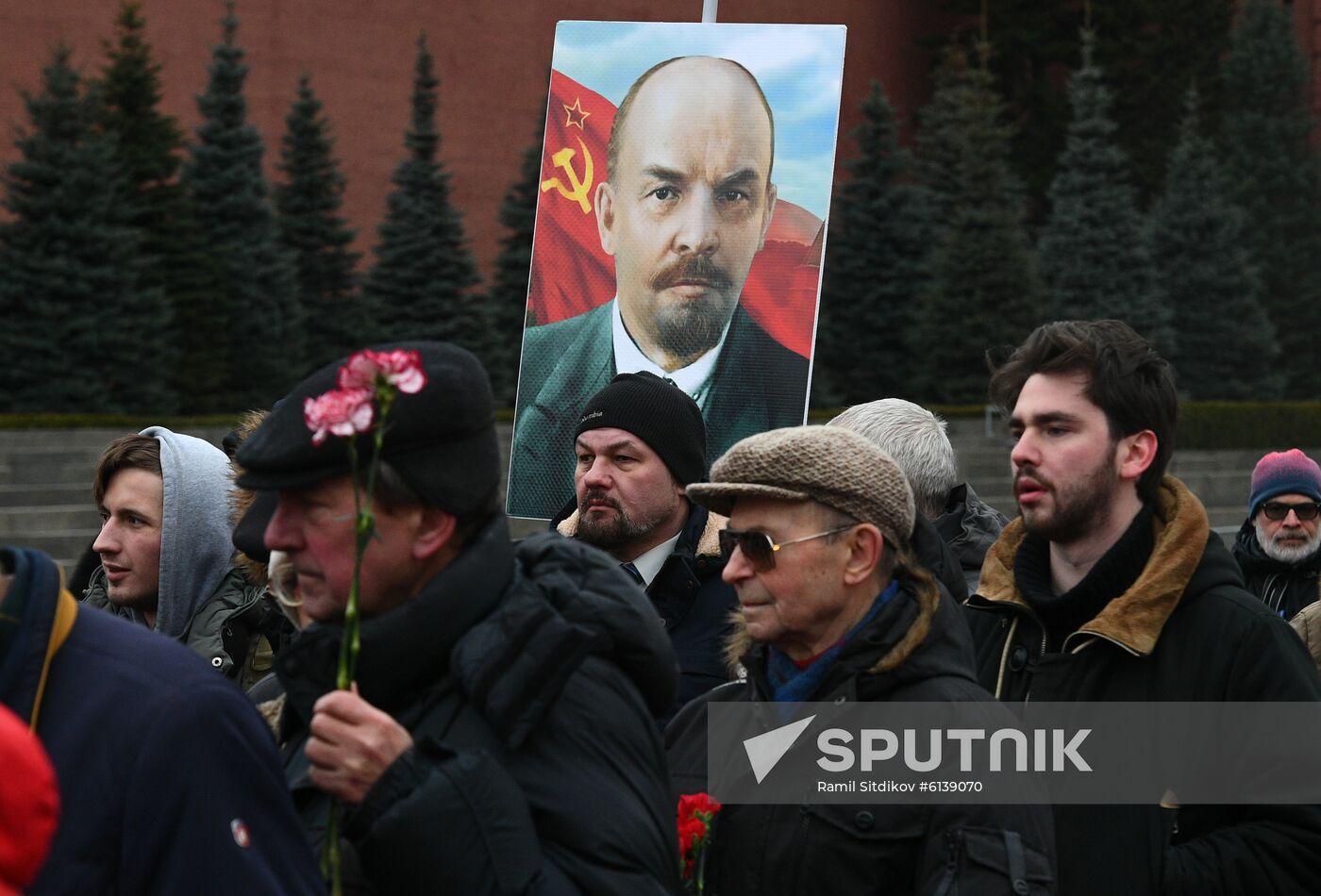 Russia Lenin Death Anniversary