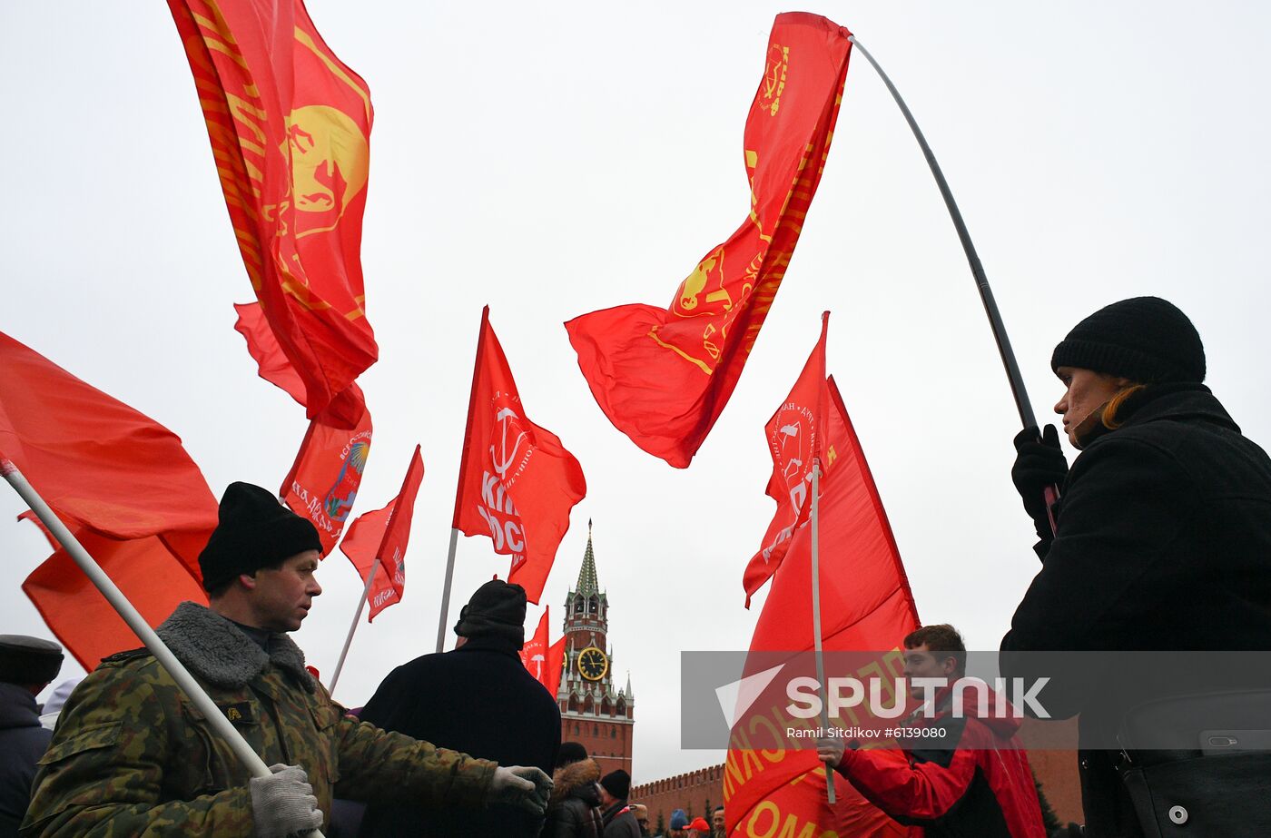 Russia Lenin Death Anniversary