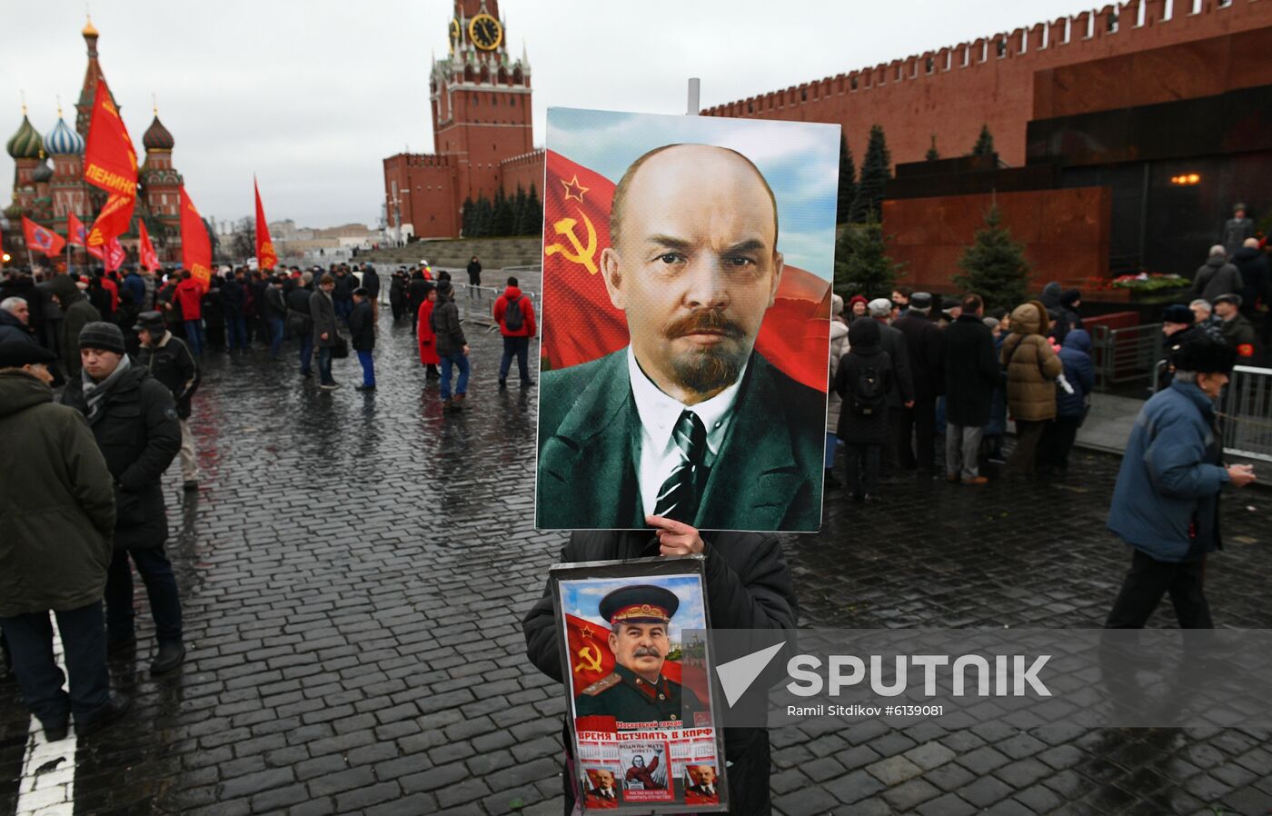 Russia Lenin Death Anniversary