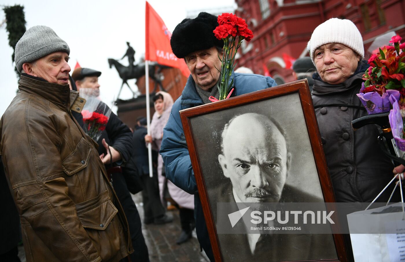 Russia Lenin Death Anniversary