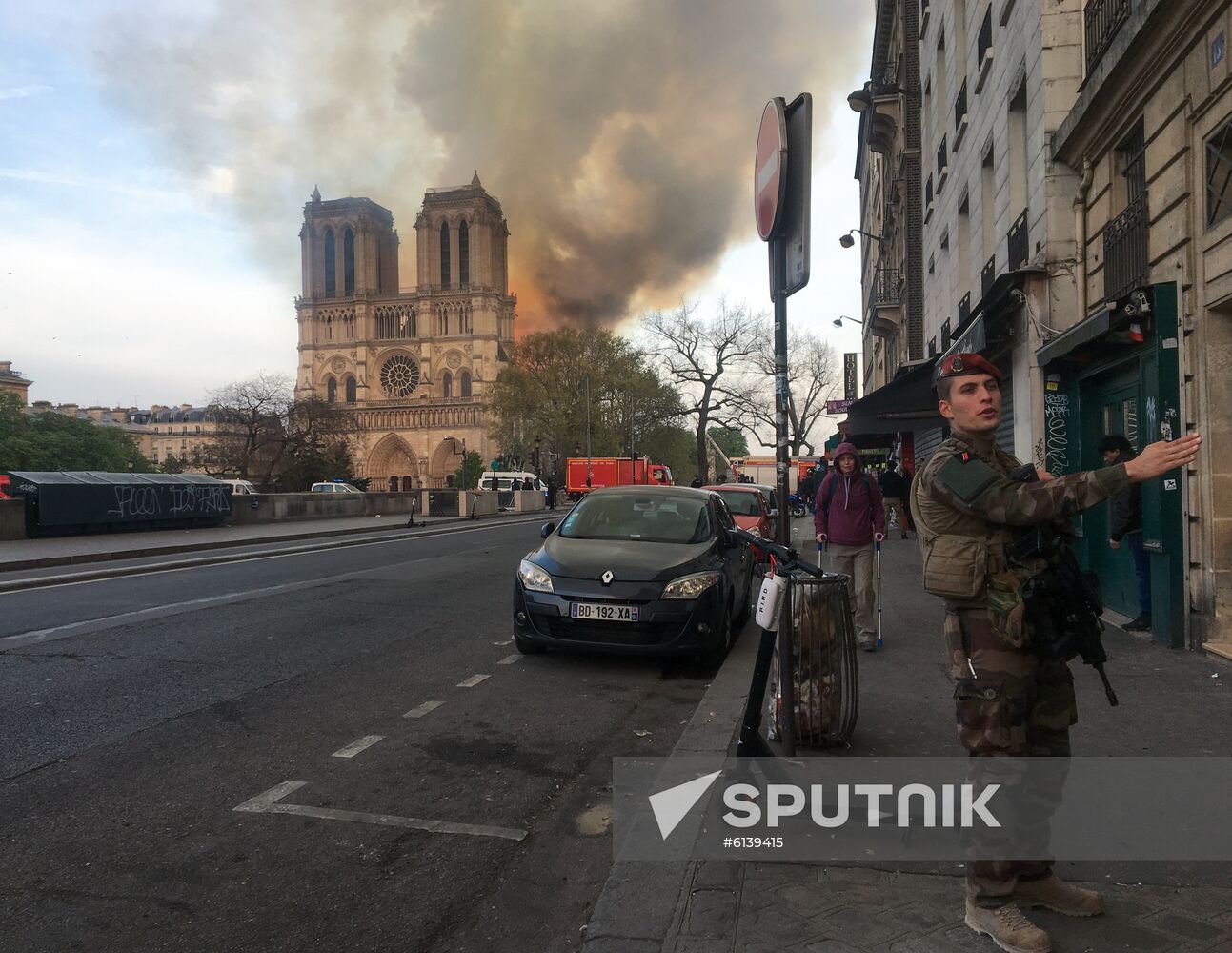 France Notre Dame Cathedral Fire