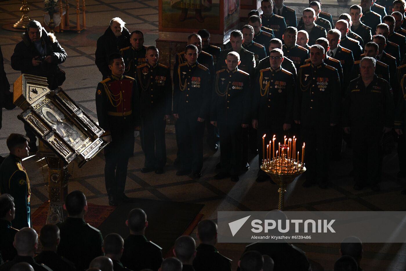 Russia Military Cathedral Icon