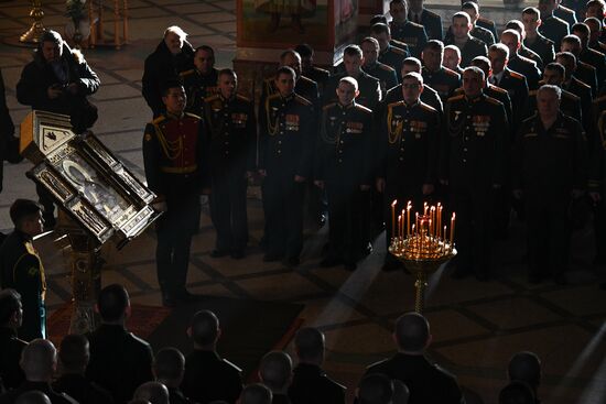 Russia Military Cathedral Icon