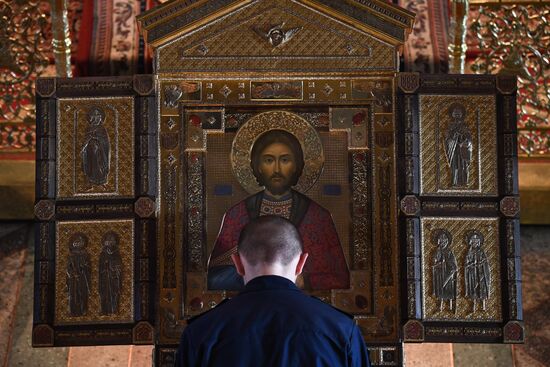 Russia Military Cathedral Icon