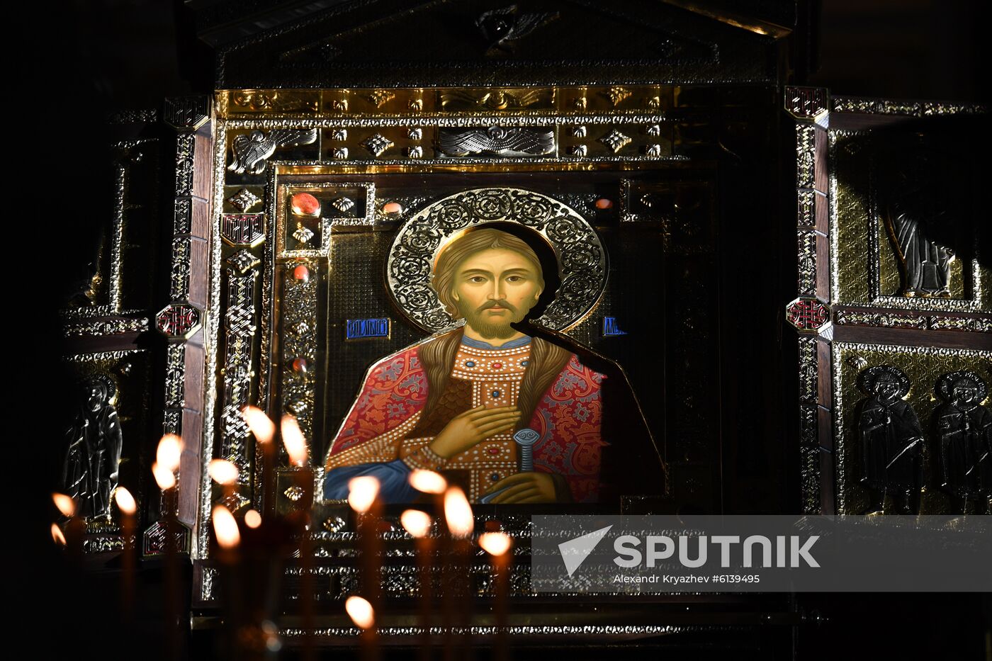 Russia Military Cathedral Icon