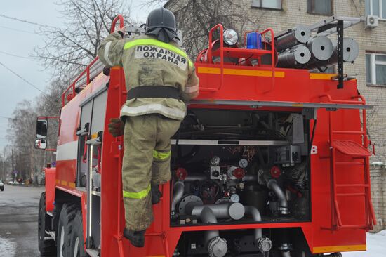 Russia Firefighters