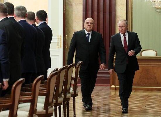 Russia Putin New Government 