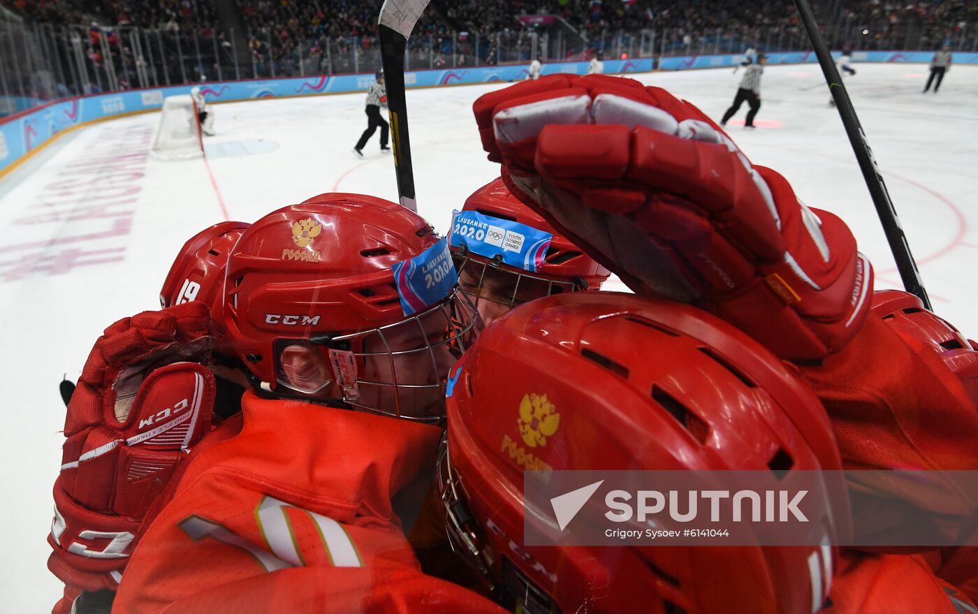 Switzerland Youth Olympic Games Ice Hockey Men Russia - US