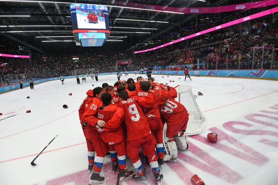 Switzerland Youth Olympic Games Ice Hockey Men Russia - US