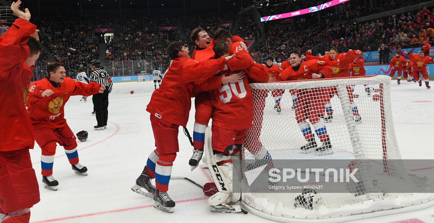 Switzerland Youth Olympic Games Ice Hockey Men Russia - US