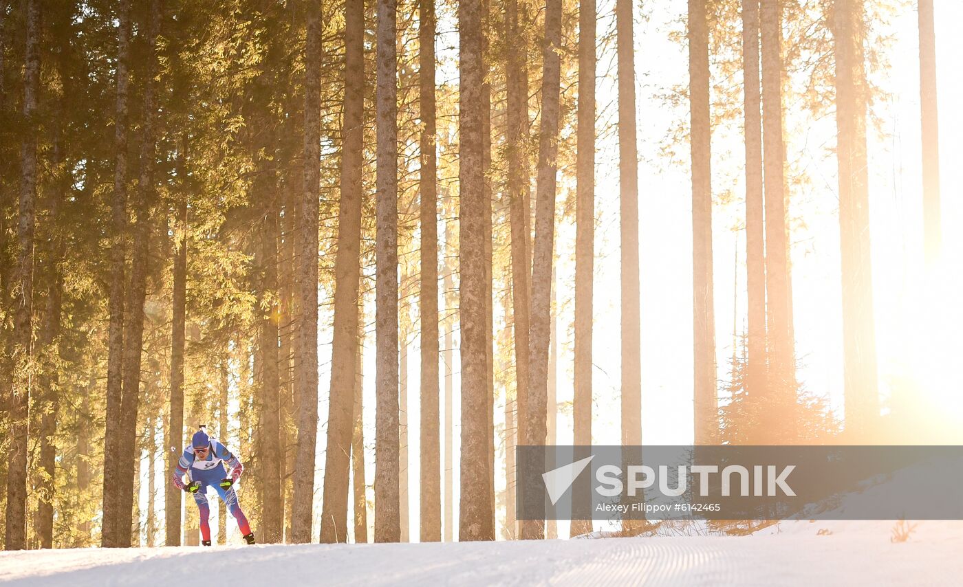 Slovenia Biathlon World Cup Men Individual Race