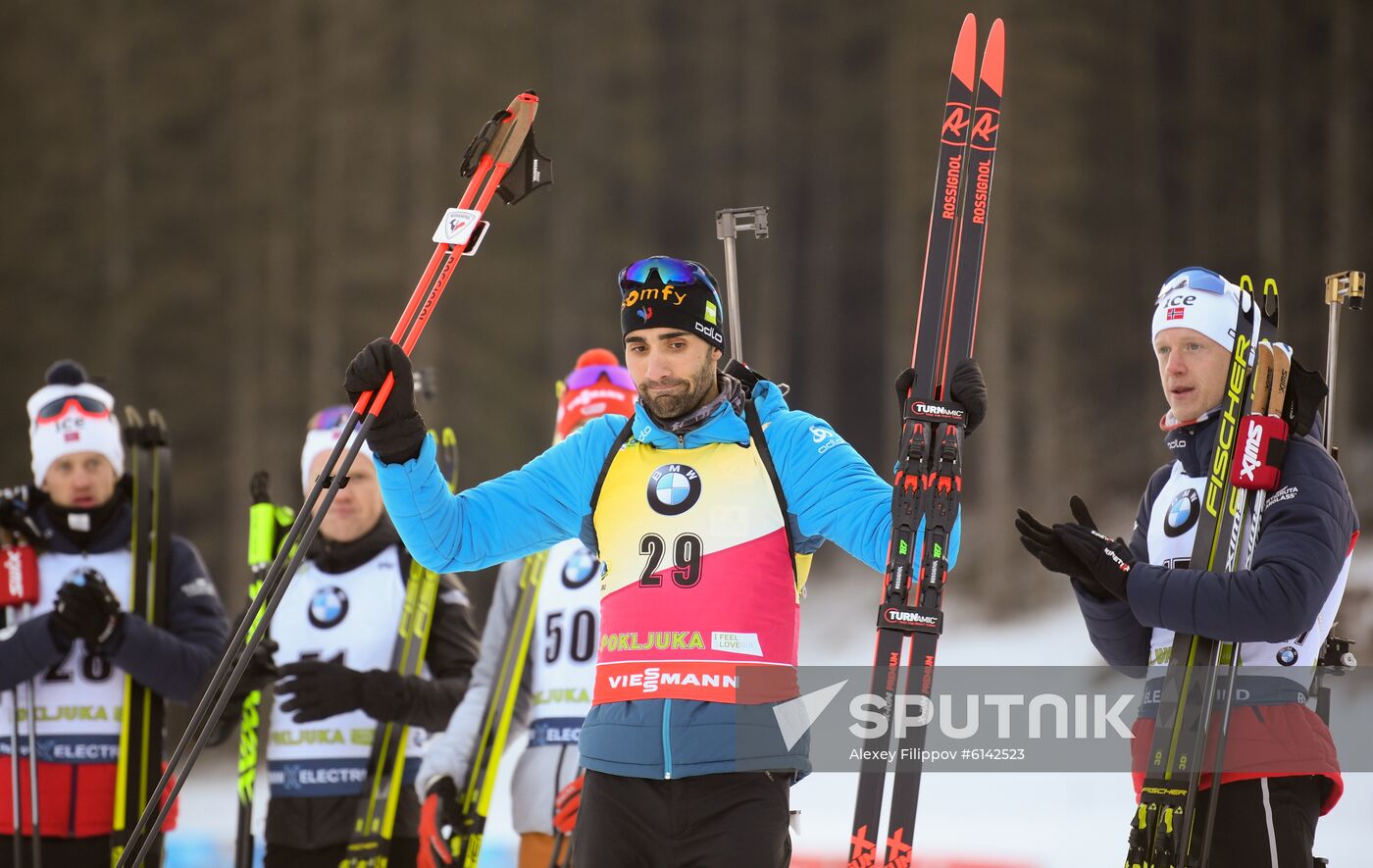 Slovenia Biathlon World Cup Men Individual Race