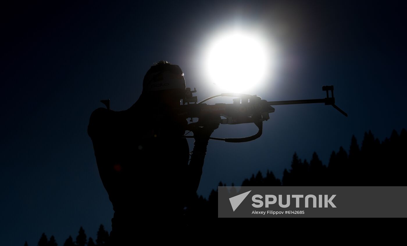 Slovenia Biathlon World Cup Men Individual Race