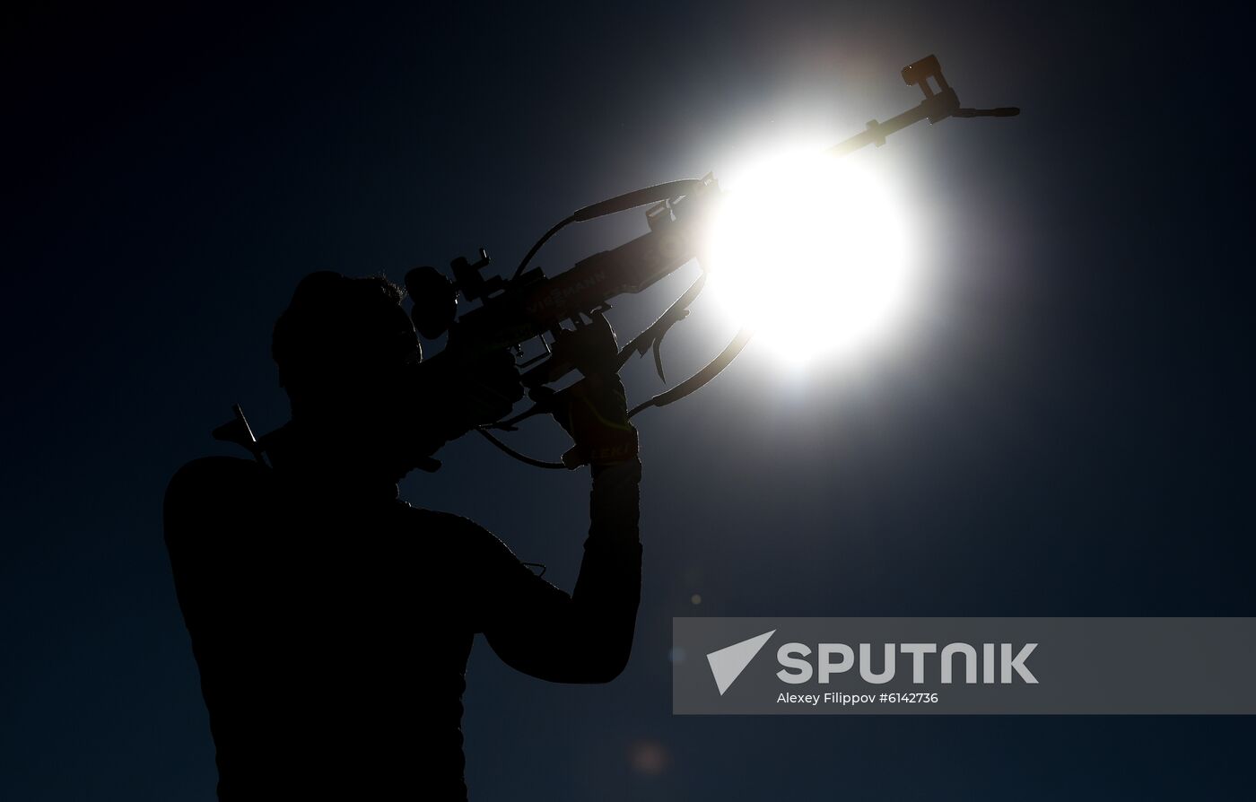 Slovenia Biathlon World Cup Men Individual Race