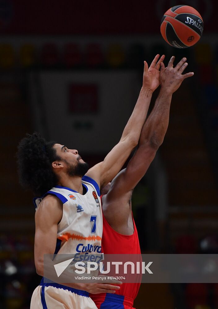 Russia Basketball Euroleague CSKA - Valencia
