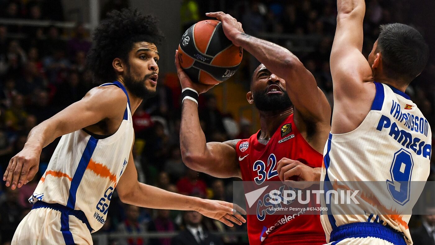 Russia Basketball Euroleague CSKA - Valencia