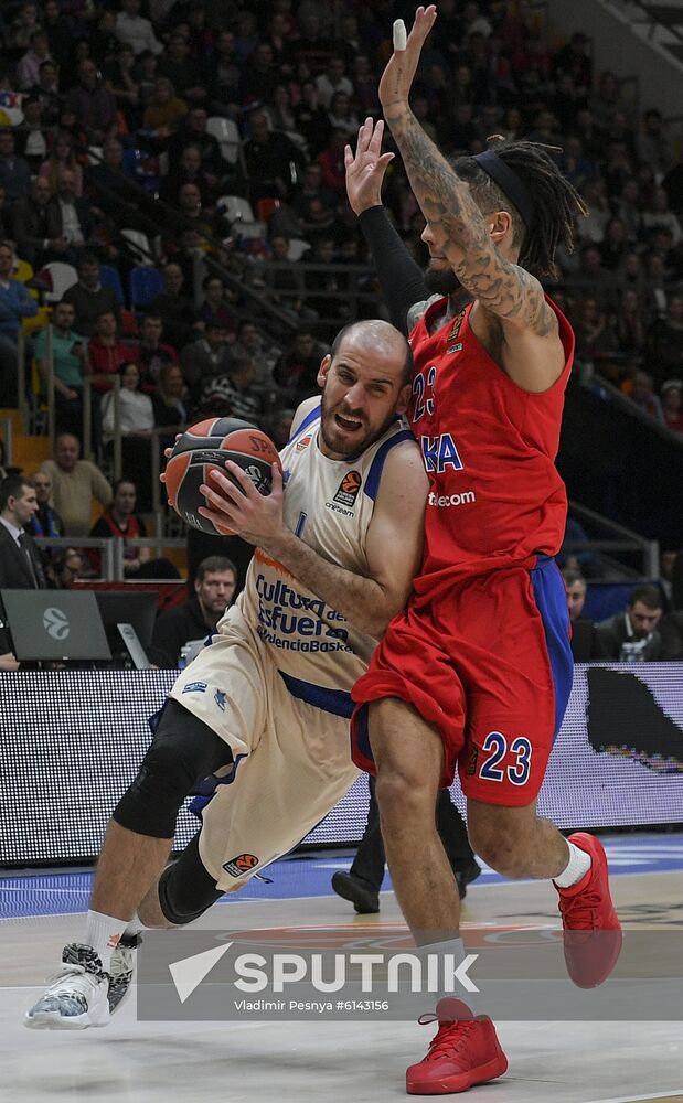 Russia Basketball Euroleague CSKA - Valencia